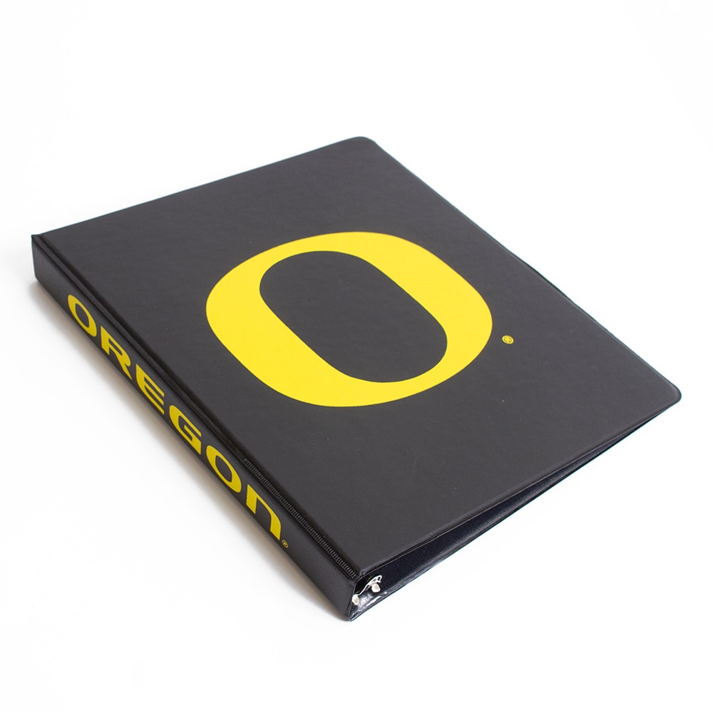 Classic Oregon O, MCM Group, Black, Binders, Art & School, 1", Vinyl, Oregon, 730368